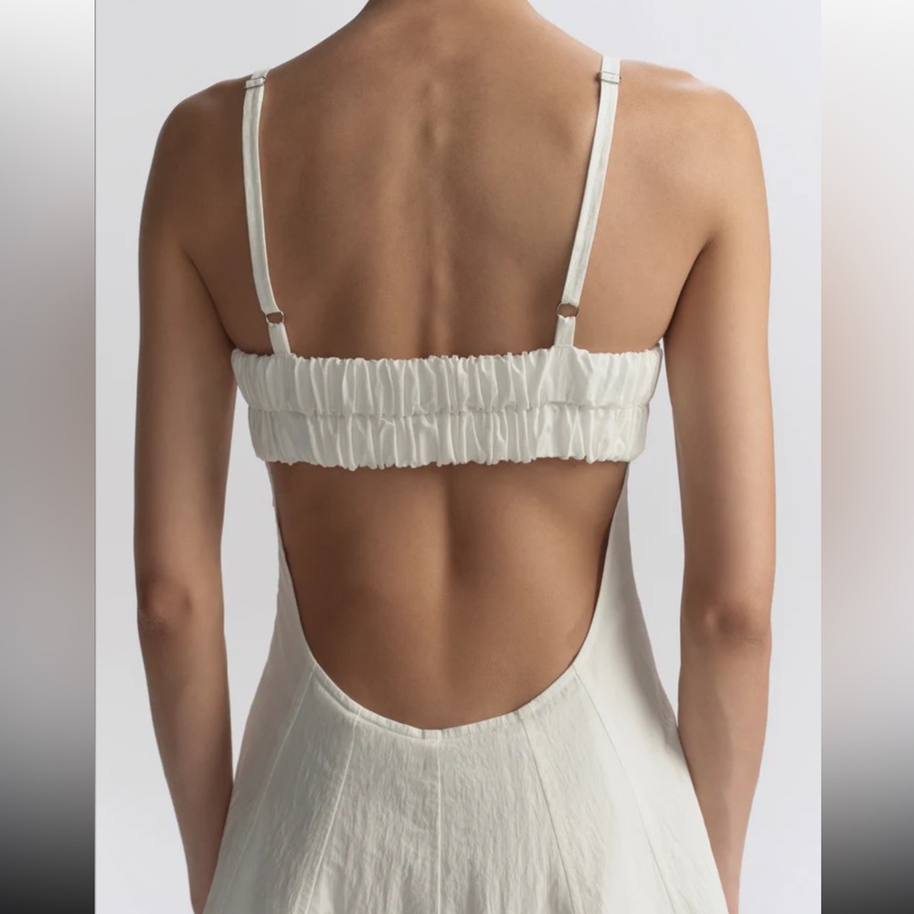 ALC White Maxi Dress with Scoop Neck NWOT - Picture 2 of 7